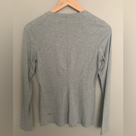 NWOT ✨ Lululemon Kitsilano Long Sleeve Heathered Medium Grey - Picture 5 of 5